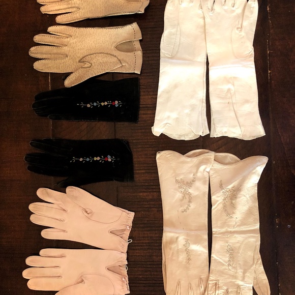 Ladies VINTAGE Calfskin? Gloves - 5 pairs - Picture 10 of 16